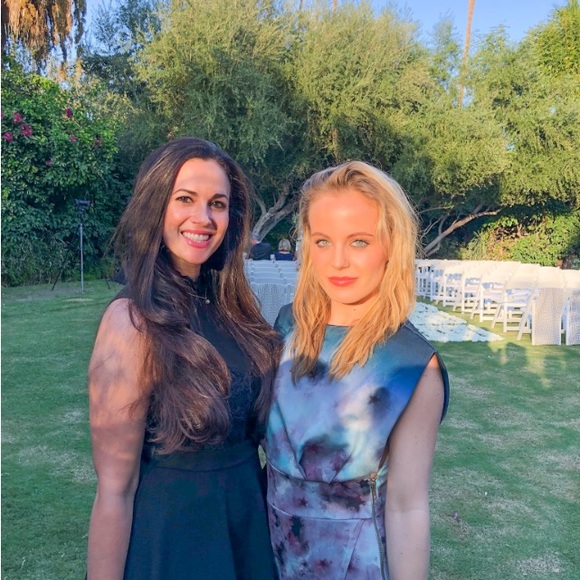 NWOT ASOS size 6 MIDI dress with asymmetrical hemline with watercolor effect - Picture 14 of 16